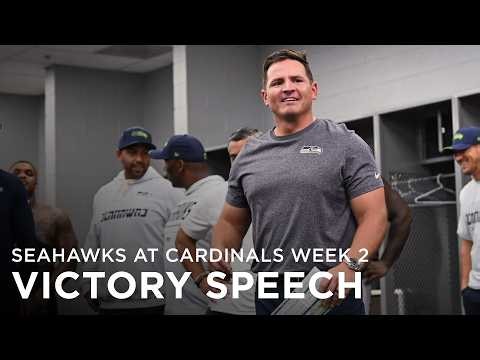 Head Coach Mike Macdonald's Victory Speech Following The Win vs. The Cardinals | Seattle Seahawks