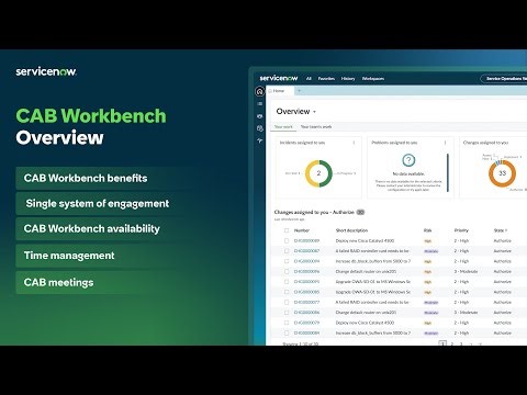 CAB Workbench | Overview