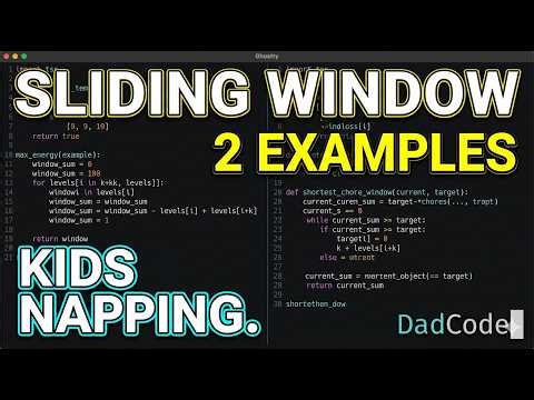 The "Naptime" Algorithm: Python Sliding Window Explained | DadCode Ep 2
