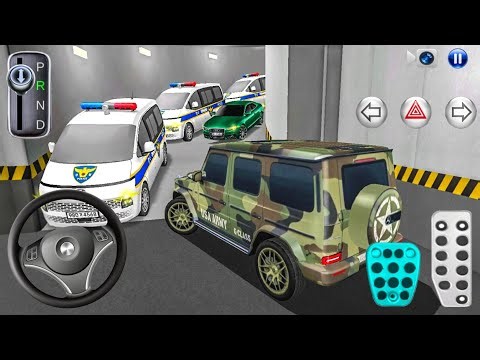 New Police & Army car Stuck in Parking Garage - 3D Driving Class - Car Game 3D Driving Class 2026