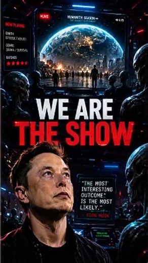 Elon Musk Thinks Humanity Is an Alien Netflix Series #alien #space #elonmusk