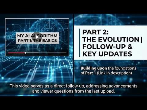 FOLLOW-UP from previous video: Intraday AI Algo Live Update | Explaining AI intraday algo