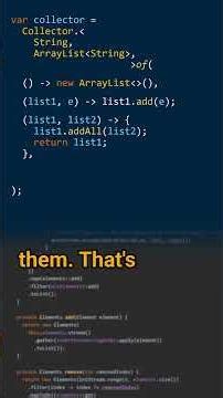 What are the components of a Collector? - Cracking the Java Coding Interview #javacoding #javatips