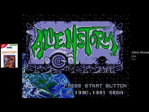 Alien Storm - Sega Master System - Title and Demo