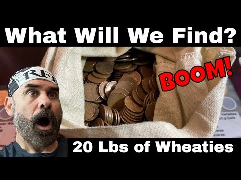 I Bought a 20 Lb of Wheat Pennies and Found RARE Coins