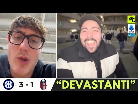 INTER BOLOGNA 3-1 | I GUFI SPARISCONO E TUTTI SI INCHINANO: “GRANDE INTER…” | TIFOSIAMO