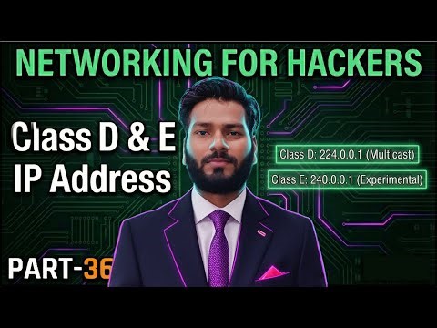 Class D & Class E IP Address Explained | IPv4 Addressing | Networking Tutorial in Hindi