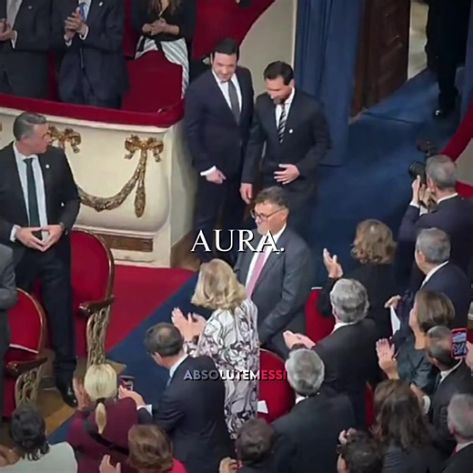 Messi Aura Is Unmatched👑🐐 | #lionelmessi #princessofasturiasaward #spainroyalfamily #footballedit | Princess Leonar and King Felipe VI applauding Lionel Messi | Messi in Oviedo |