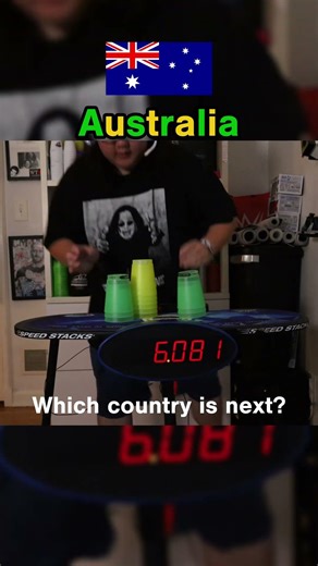 Colored Cycle 6,081 Speed Run #sportstacking #asmr #trending