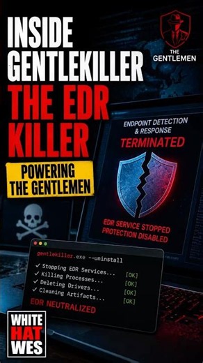 GentleKiller Disables Security Tools Before Ransomware Attack #tech #hacker #technews #cybersecurity