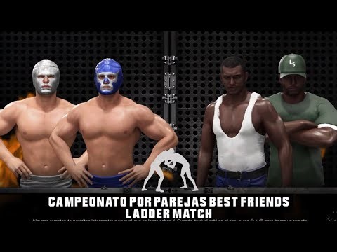 El Santo y Blue Demon vs Grove Street Families Ladder Match