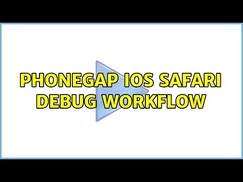 Phonegap iOS Safari debug workflow (2 Solutions!!)