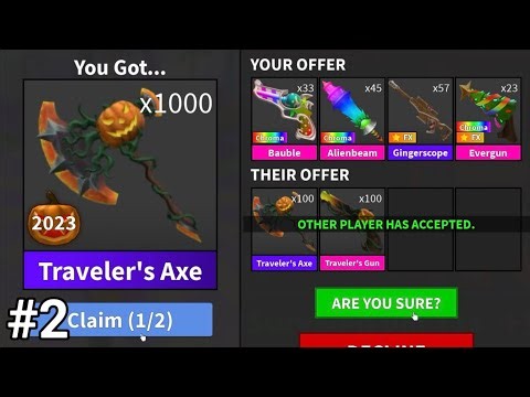 MM2 TRADING MONTAGE #2 (ABSURD WINS!!!)
