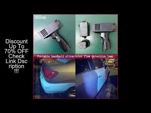 Rechargeable portable handheld UV LED curing lamp for automotive atomic ash putty paint inspection a