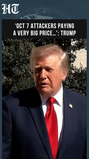 Trump Says October 7 Attackers Are Paying A ‘Very Big Price’ As Israel Marks Anniversary | #shorts