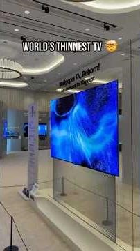 Mind-Blowing OLED TV! Up Close with LG Wallpaper W6 OLED 2026