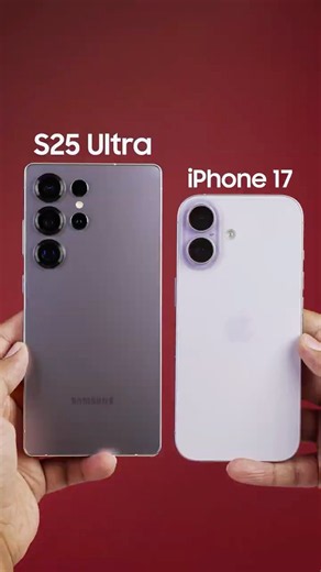 iPhone 17 vs Samsung S25 Ultra Full Comparison - Which is Better? #shorts #apple #samsung
