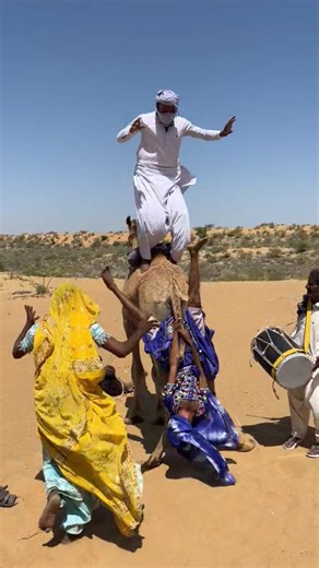 Wife Tries Dangerous Camel Tail Stunt But The Ending Turns Shocking