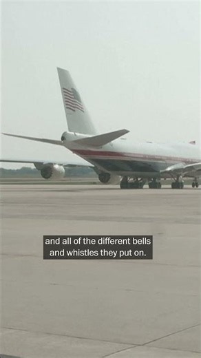 Trump takes first flight on Qatari Air Force One