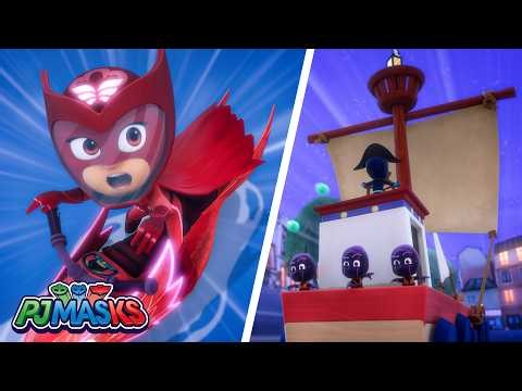 PJ Masks VS The Ninja Pirate Ship 🏴‍☠️ PJ Masks Full Episodes 🦸 Superhero Cartoons for Kids #pjmasks