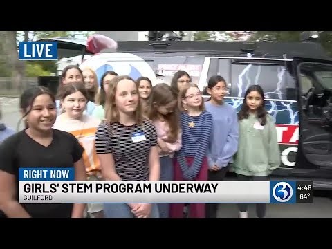 Girls explore meteorology at STEM program in Guilford