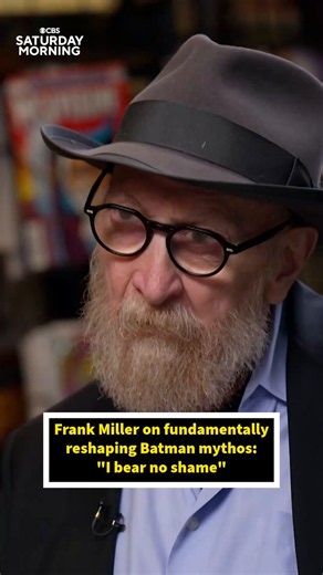 CBS Mornings on X: "For a generation of TV viewers, Batman was goofy, campy and cartoonish. But artist and writer Frank Miller helped transform the character — and reshape the world of comics — with his darker, more complex take on Batman. https://t.co/RYH7PrI0jT" / X