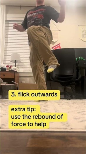 Knee Roll Kick (two kick) Tutorial #dancetutorial #dance