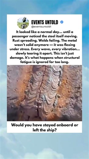 The “Breathing” Steel - What This Ferry Crack Really Means