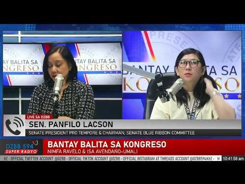 Sen. PING LACSON on Blue Ribbon Chairman's Report, FS Romualdez, VP Impeachment: Interview on DZBB