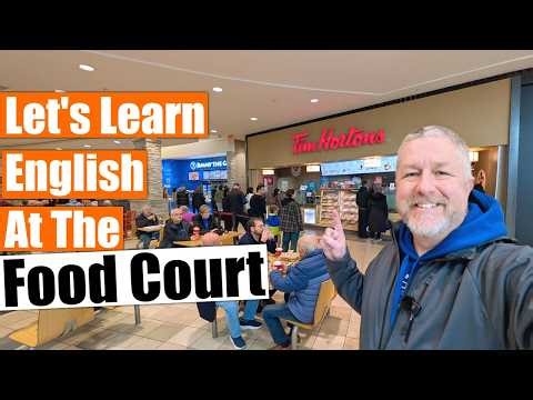 Let's Learn English at the Food Court! 🥐🍪🍩