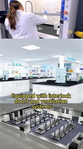 BSL-2 Microbiological Lab Design | Biosafety & Negative Pressure Layout
