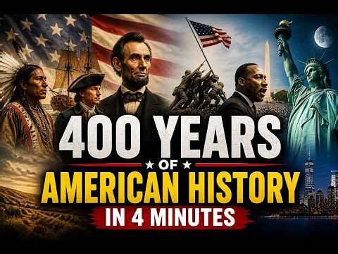 400 Years of American History in 4 Minutes