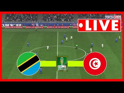 🔴 LIVE: Tanzania vs Tunisia | AFCON 2025 | Full Match Simulation