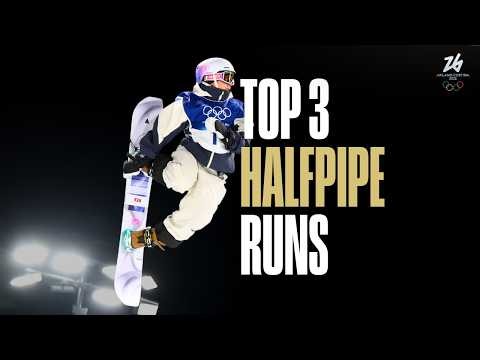 Double Podium 🇯🇵 🥇🥉 | Top 3 Men's Snowboard Halfpipe Runs | #MilanoCortina2026 Top Moments
