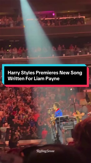#HarryStyles speaks ahead of premiering a new song for #LiamPayne: “There are so many people in my life, friends and people that I've worked with, that I wouldn't have been able to do this without. And two years ago today, I lost one of those friends. I'm sure a lot of you have been through similar things.