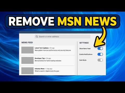 Remove MSN News From Edge Home Page – Step By Step