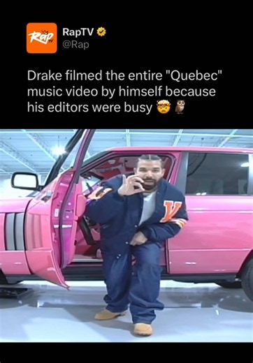 Apparently #Drake filmed the entire music video for