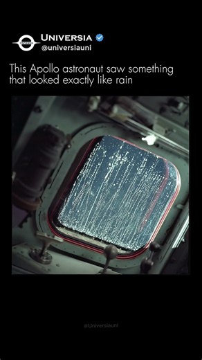 This Apollo 12 Window Looked Like It Was Raining in Space