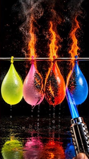Lightsaber Lighter vs Water Balloons 🎈🔥