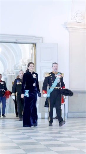 King Frederik and Queen Mary of Denmark were all smiles as they continued a long-running new year tradition of welcoming diplomats to Amalienborg and Christiansborg Palaces. 🇩🇰👑 | HELLO!