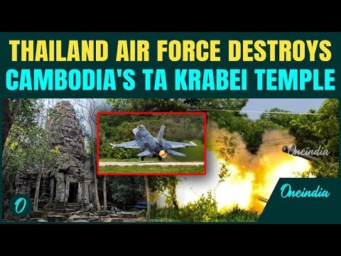 BREAKING: Thailand Air Force DESTROYS Cambodia’s Ta Krabei Temple Area in Kamikaze Drone Strikes