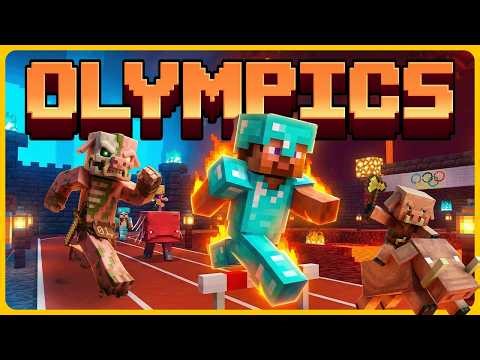 Minecraft Nether Olympics ⚡️ Brain Break for Kids ⚡️ Inspired by Super Mario