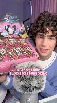 Unboxing MINISO x Sanrio Blind Boxes✨#miniso #minisosanrio #sanrio #asmr