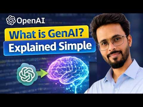 🧠 Start Your GenAI Journey | Generative AI Explained (Simple)