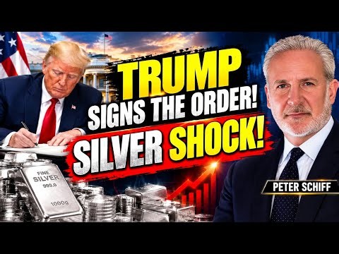 TRUMP SIGNS THE ORDER: THIS COULD HAPPEN TO SILVER NEXT! PETER SCHIFF