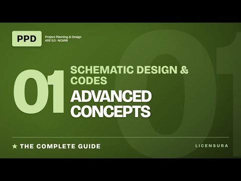 Schematic Design & Codes Advanced: Complete Guide | ARE 5.0 PPD Module 1 Advanced | NCARB Exam Prep