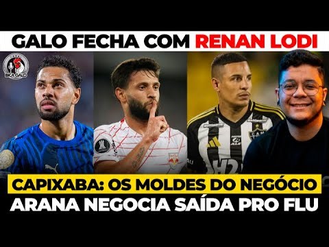 AO VIVO: GALO ENCAMINHA DOIS REFORÇOS • SCARPA NO TRICOLOR? • MERCADO DO GALO