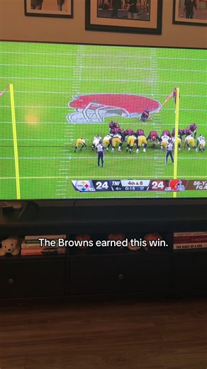 The Cleveland Browns earned this win #clevelandbrowns #nfl #football #sports #pittsburghsteelers