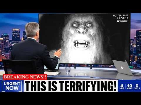 This Woman Captures Terrifying Footage Of A Talking Bigfoot!