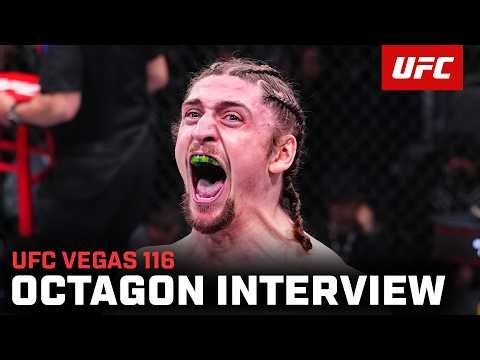Jackson McVey Octagon Interview | UFC Vegas 116